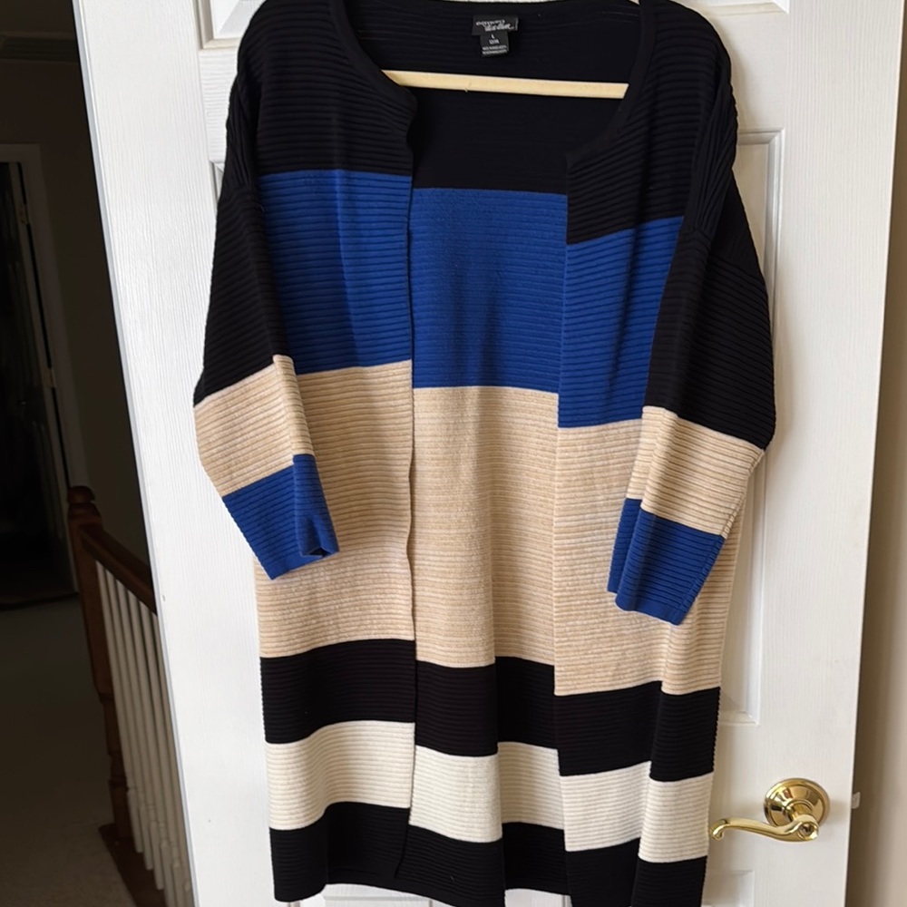 Long sweater cardigan size L